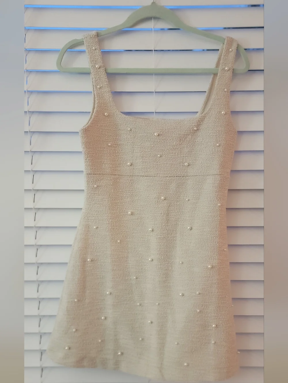 Bead Studded Bouclé Dress - Picture 3 of 6
